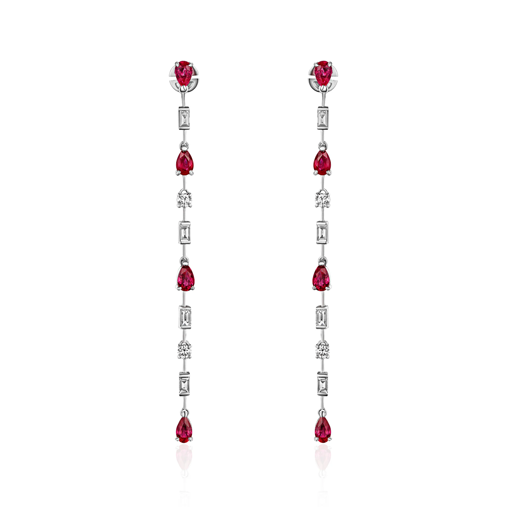 Серьги с Рубинами 2,22 карата