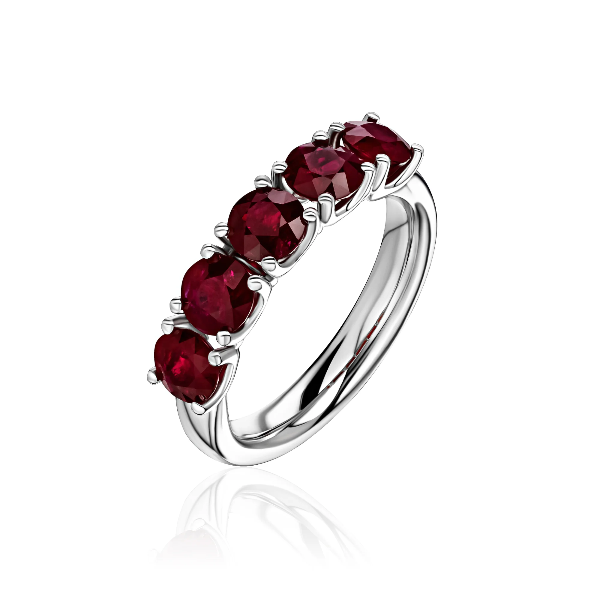 Кольцо с Рубинами «Vivid Red» 3,02 карата