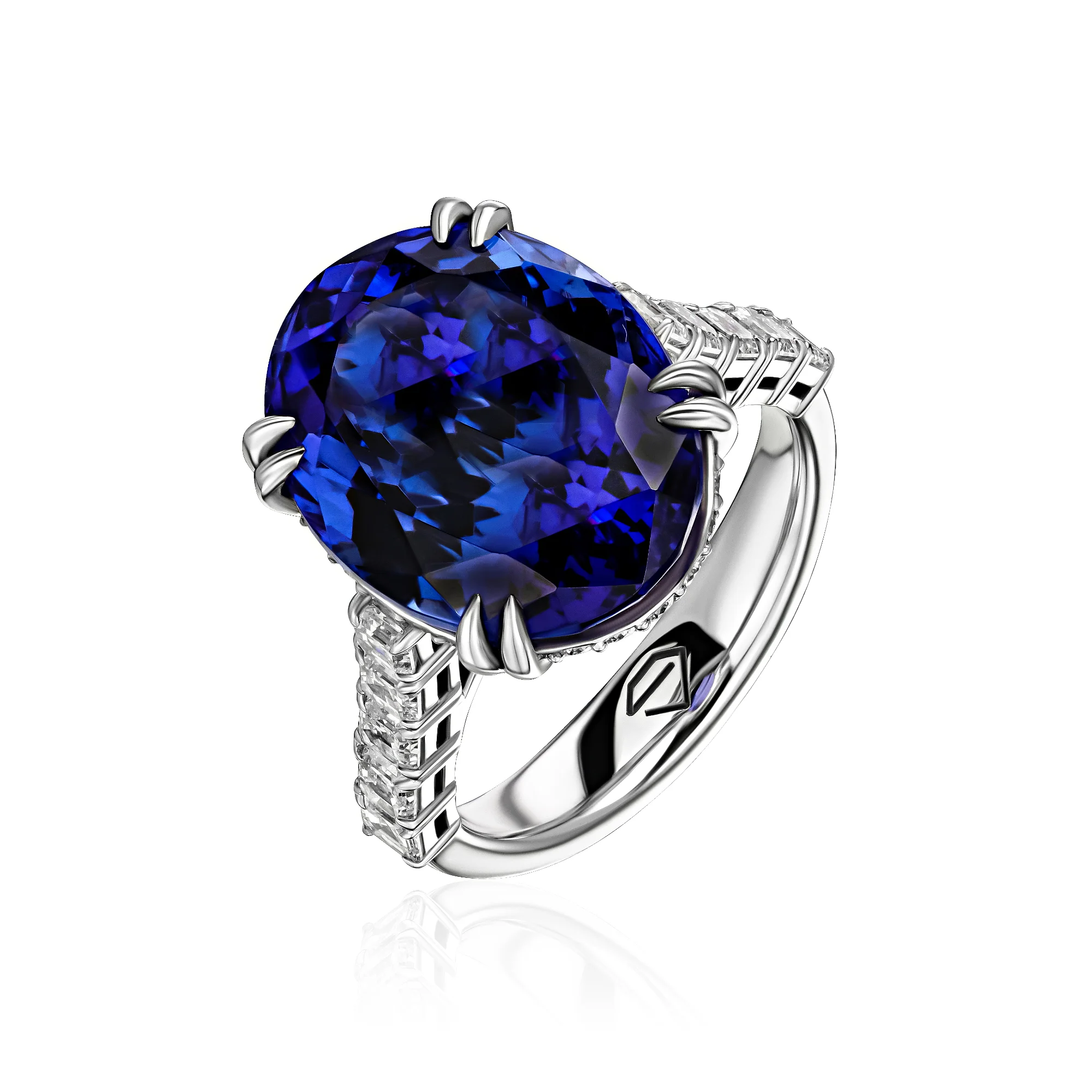 Кольцо с Сапфиром «Royal Blue» 12,39 карата